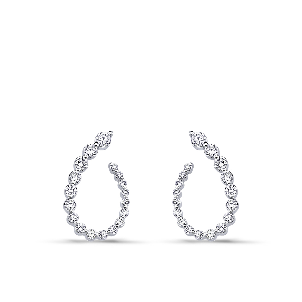 0.41 kt. Diamant-Ohrringe