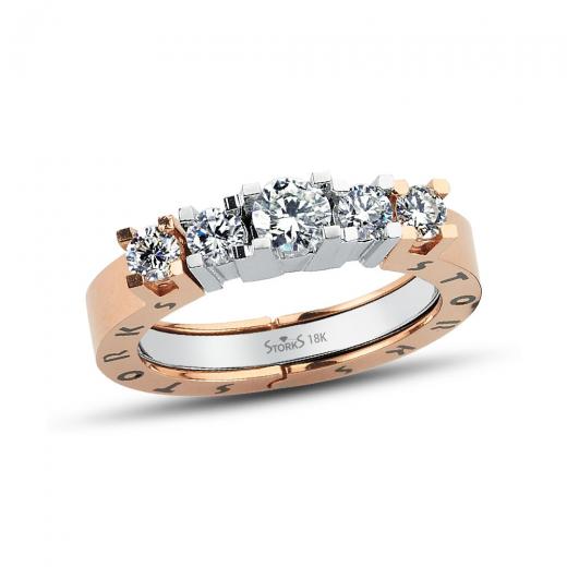 Storks Diamond Wedding Ring