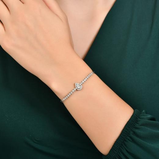 0.65 ct. Diamond Baguette Bracelet