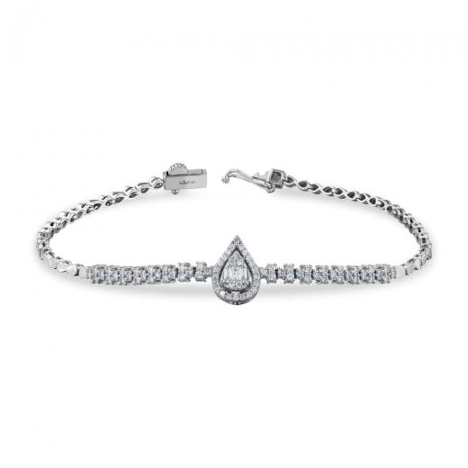 0.65 ct. Diamond Baguette Bracelet