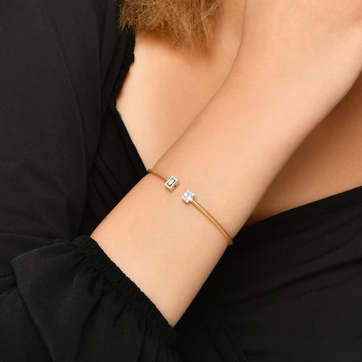 0.31 kt. Diamant-Baguette-Armband