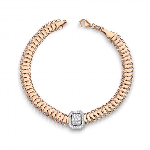 0.36 kt. Diamant-Baguette-Armband