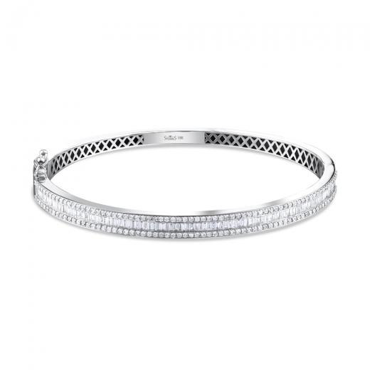 1.60 kt. Diamant-Baguette-Armband