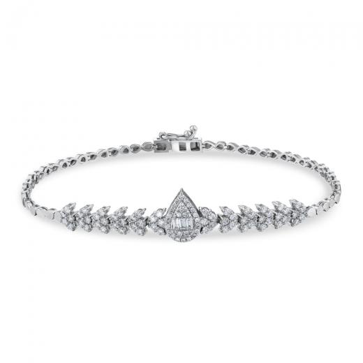 0.92 ct. Diamond Baguette Bracelet