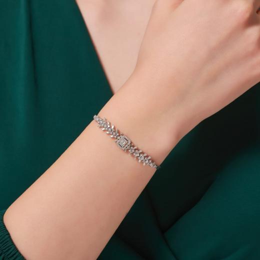 1.00 ct. Diamond Baguette Bracelet