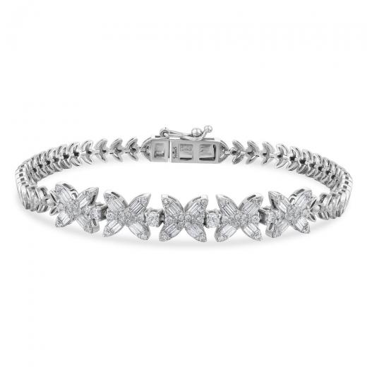 1.22 ct. Diamond Baguette Bracelet