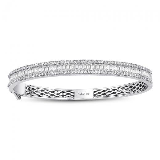 3.21 ct. Diamond Baguette Wristband