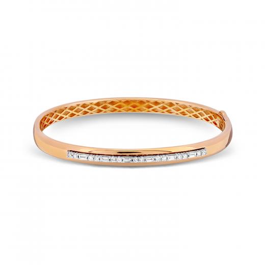 0.44 kt. Diamant-Baguette-Armband