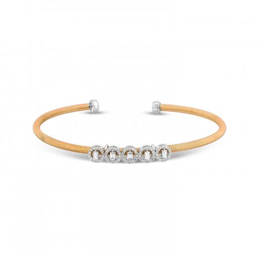 0.42 kt. Diamant-Baguette-Armband