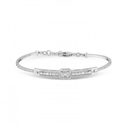 0.53 kt. Diamant-Baguette-Armband