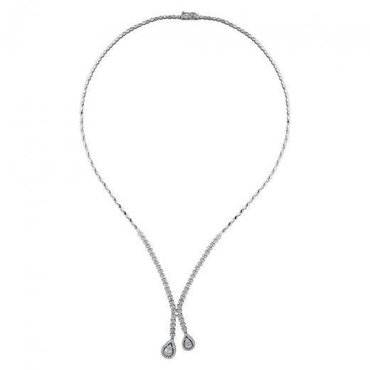 1.80 ct. Diamond Baguette Necklace