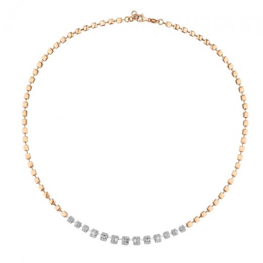 1.13 ct. Diamond Baguette Necklace