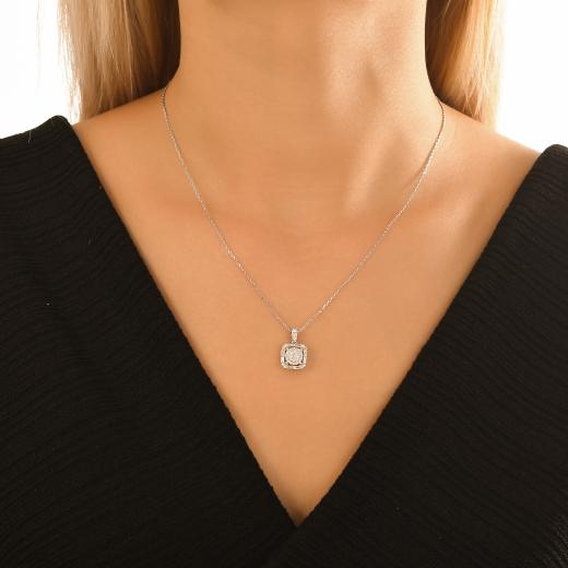 0.40 ct. Diamond Baguette Necklace