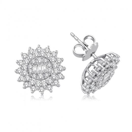 1.61 ct. Diamond Baguette Earrings