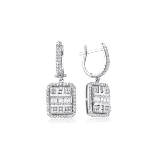 1.81 ct. Diamond Baguette Earrings