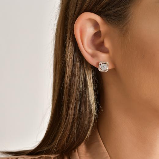 0.76 ct. Diamond Baguette Earrings