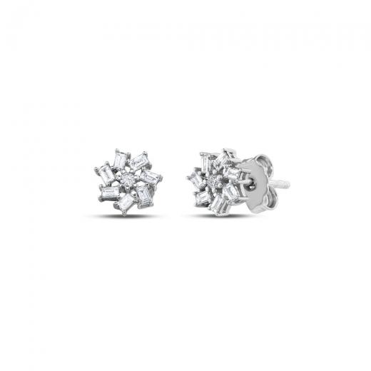 0.24 ct. Diamond Baguette Earrings