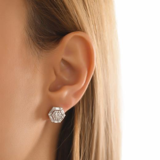 1.14 ct. Diamond Baguette Earrings