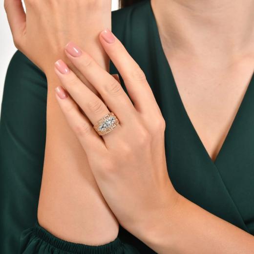 0.46 kt. Diamant Baguette Ring