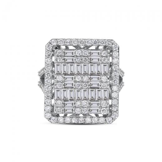 2.04 kt. Diamant Baguette Ring