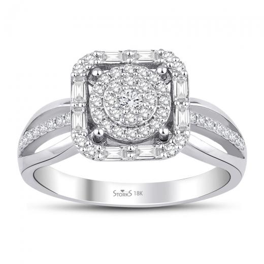 0.42 ct. Diamond Baguette Ring