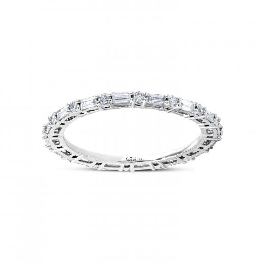 0.58 ct. Diamond Baguette Ring