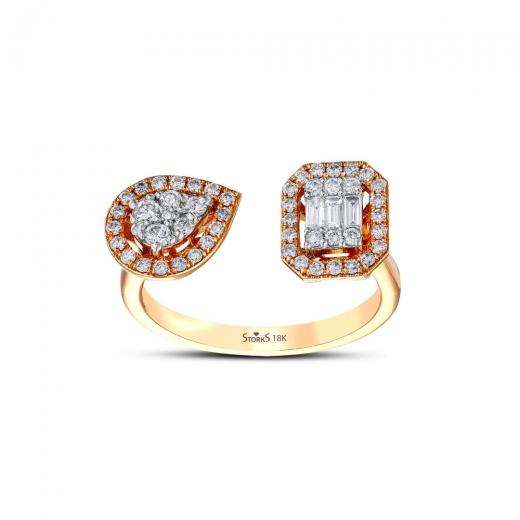 0.43 kt. Diamant Baguette Ring