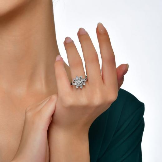 0.85 kt. Diamant Baguette Ring