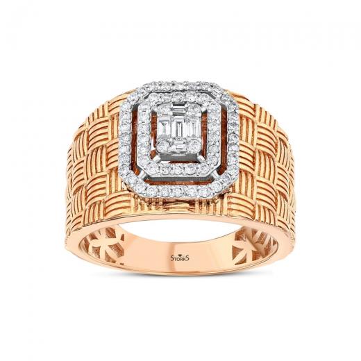 0.37 kt. Diamant Baguette Ring