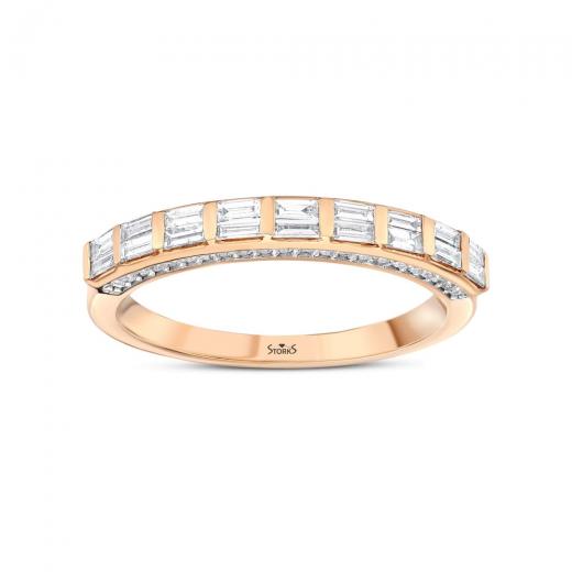 0.53 kt. Diamant Baguette Ring