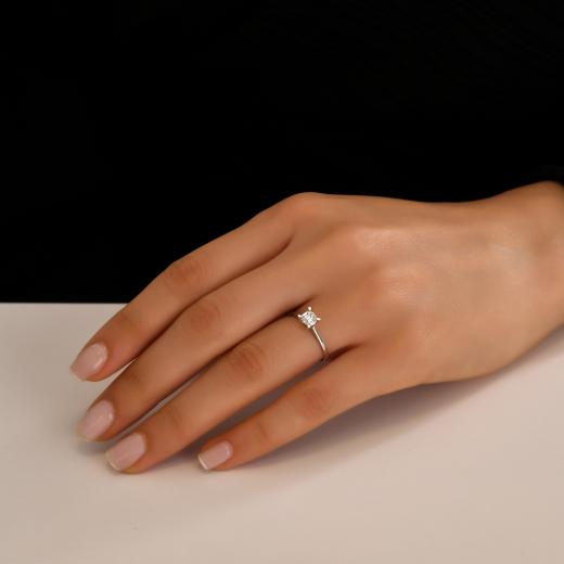 0.11 kt. Diamant Baguette Ring