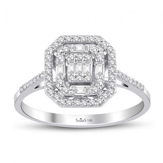 0.33 ct. Diamond Baguette Ring