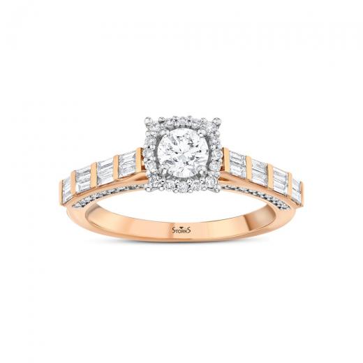 0.93 ct. Diamond Baguette Ring