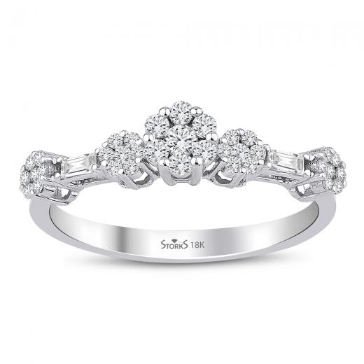 0.37 kt. Diamant Baguette Ring