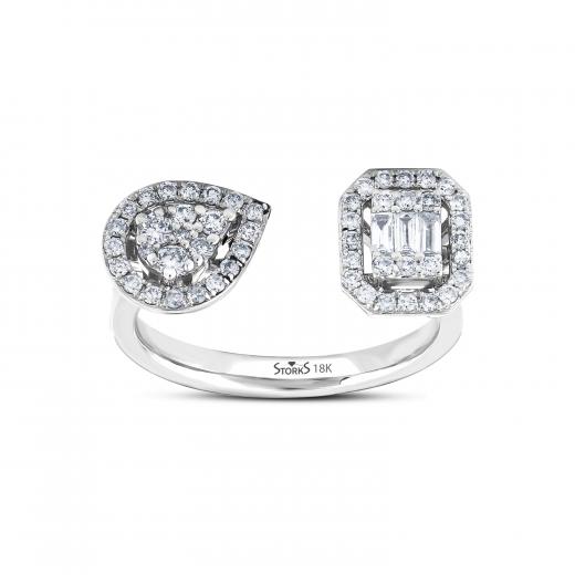 0.43 kt. Diamant Baguette Ring
