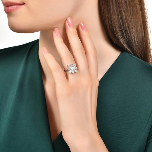 0.95 kt. Diamant Baguette Ring
