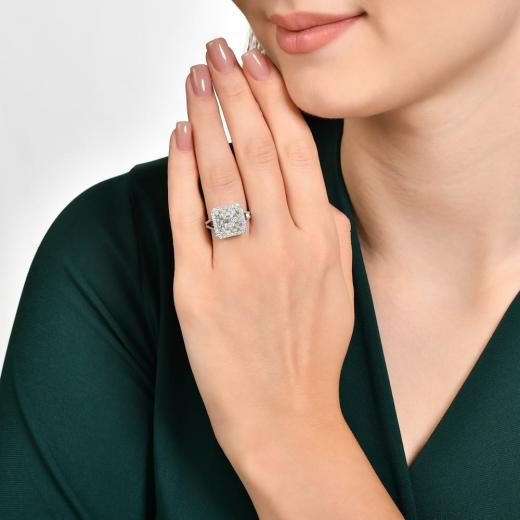 1.00 ct. Diamond Cherry Baguette Ring