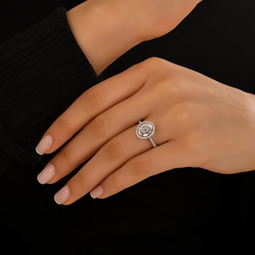 0.42 ct. Diamond Baguette Ring