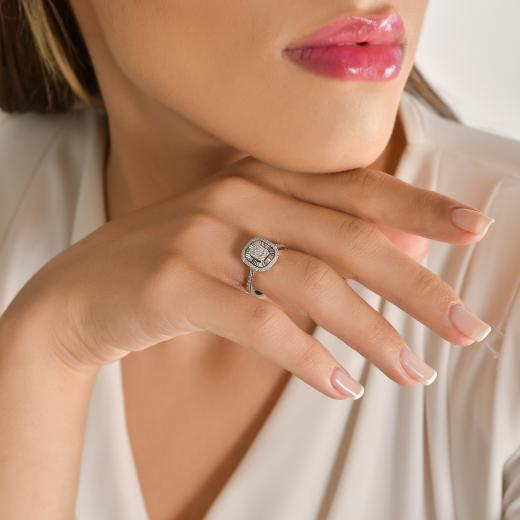 0.56 ct. Diamond Baguette Ring