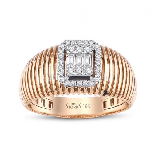 0.21 kt. Diamant Baguette Ring