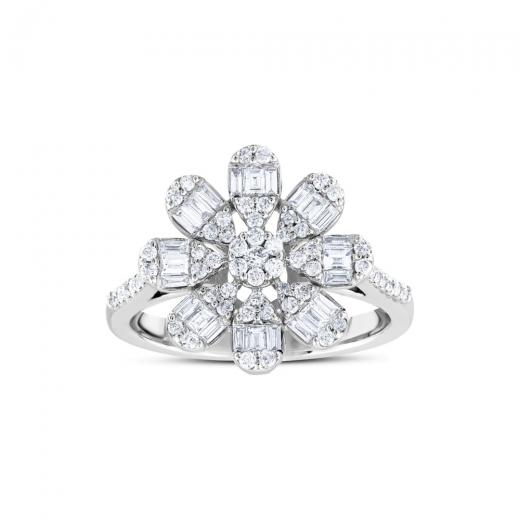 0.71 ct. Diamond Baguette Ring