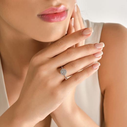 0.31 ct. Diamond Baguette Ring