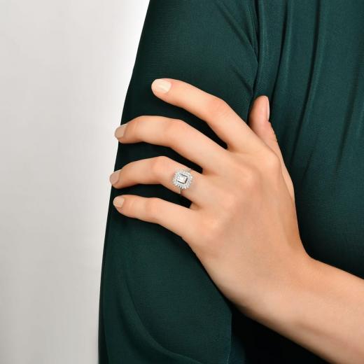 0.45 ct. Diamond Baguette Ring