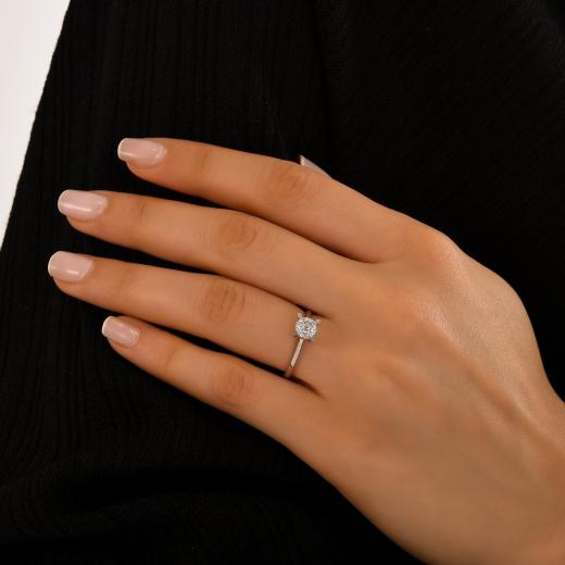 0.12 kt. Diamant Baguette Ring