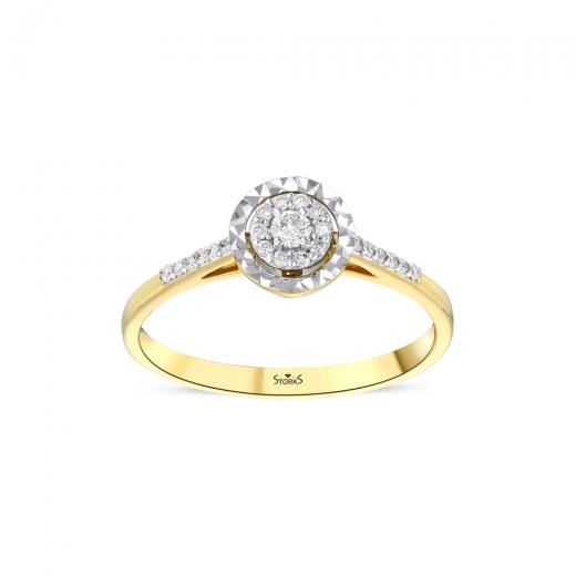 Brillantring zus. ca. 0,15 ct. Diamantring