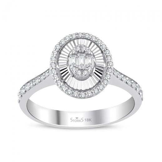 0.42 ct. Diamond Baguette Ring