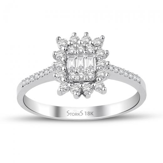 0.39 ct. Diamond Baguette Ring
