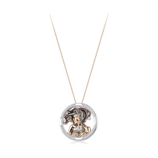 0.26 ct. Diamond Virgo Necklace
