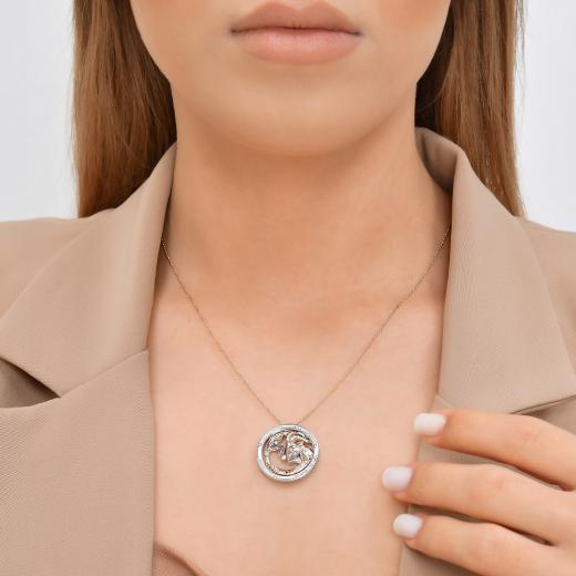 0.33 ct. Diamond Capricorn Necklace