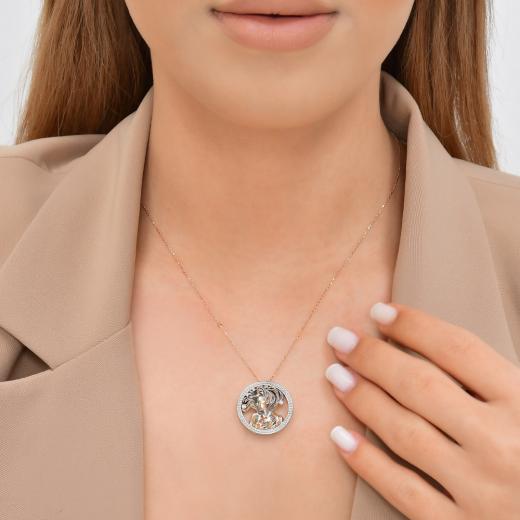 0.06 ct. Diamond Virgo Necklace